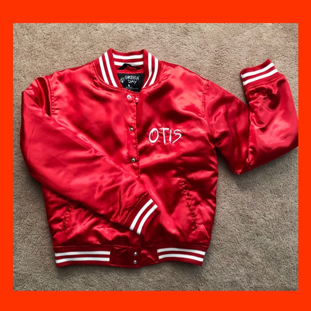 LIMITED EDITION GREEN DAY RED BOMBER JACKET 🚨